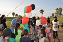 بالفيديو: مؤسسة الرابطة تنظم فعاليات للأطفال إحياءً لذكرى النكبة في حديقة العجمي